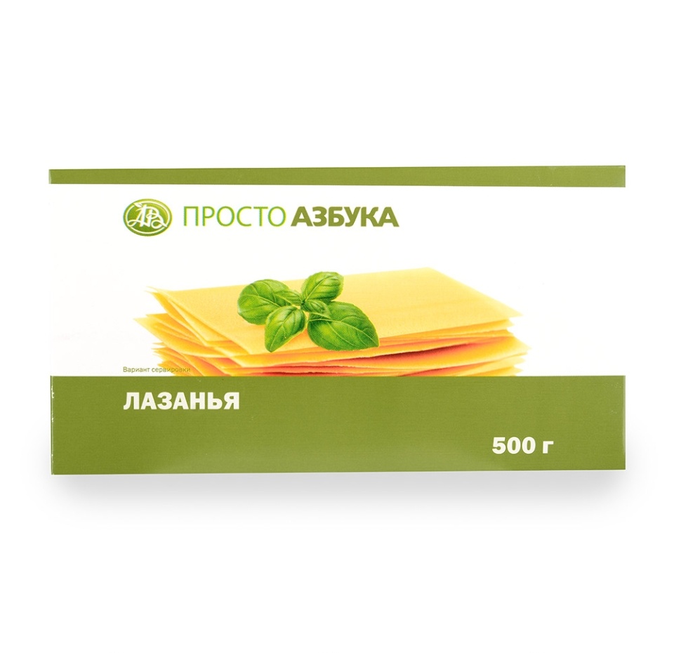 

Макаронные изделия Просто Азбука Лазанья 500 г
