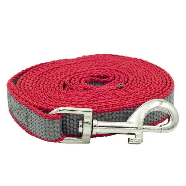 Каскад поводок капроновый усиленный 20 мм х 3 м., Красный