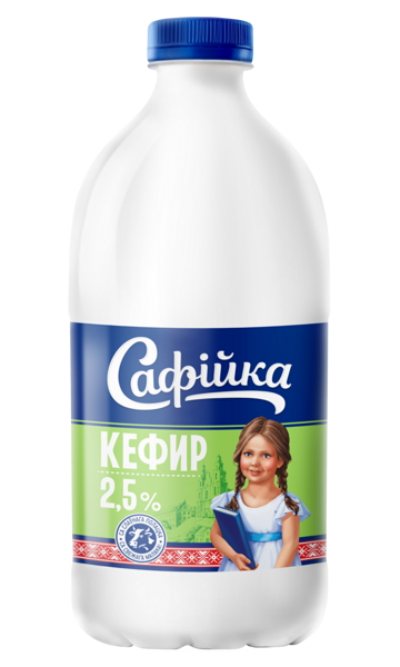 Кефир Сафiйка, 2,5% 1430г