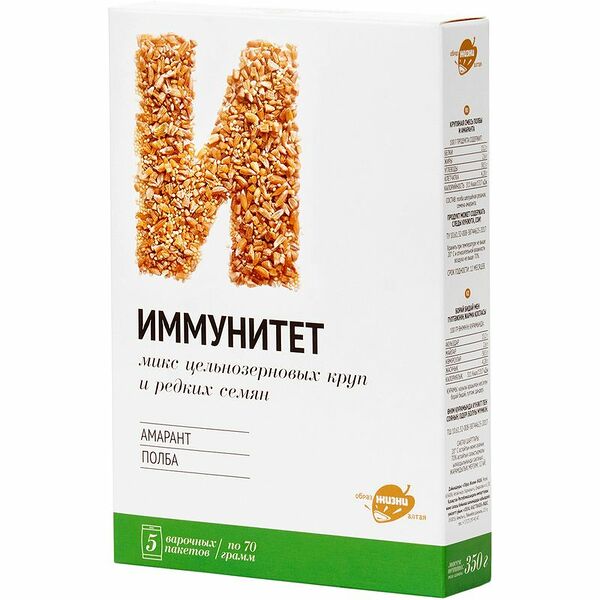 Смесь круп Образ жизни Алтая полба амарант, 350г