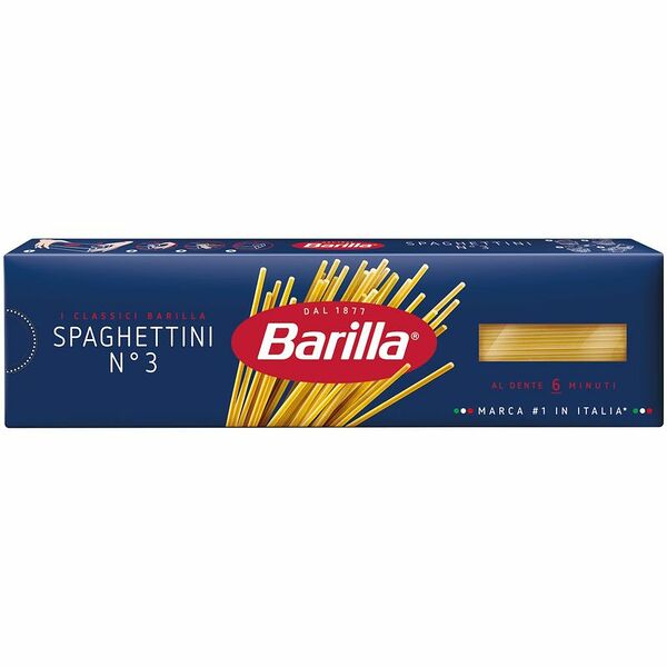 Макаронные изделия Barilla Спагеттини n.3 из твёрдых сортов пшеницы, 450 г