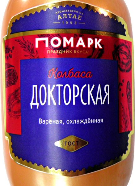 Колбаса вареная ПОМАРК Докторская, категория А, ГОСТ