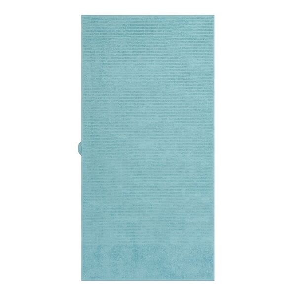 Полотенце махровое ДМ-Текстиль Pinery, голубой, хлопок, 70х140 см