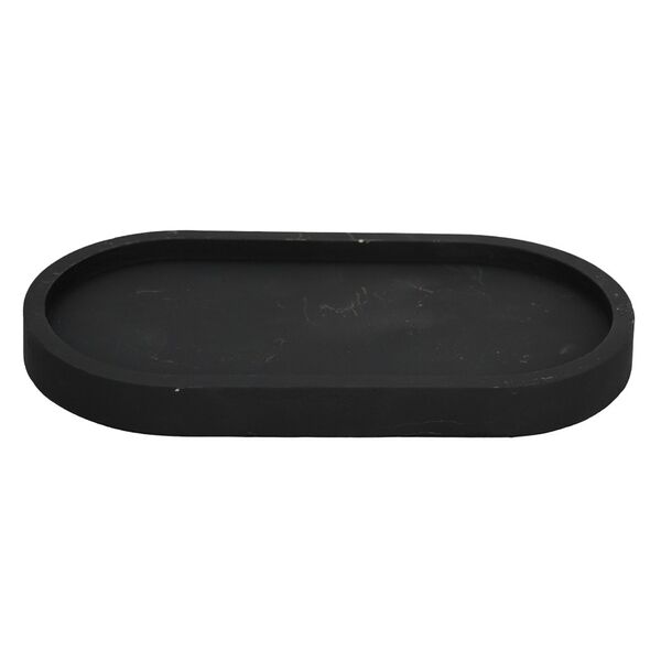 Подставка декоративная из гипса, 18х9 см, черный