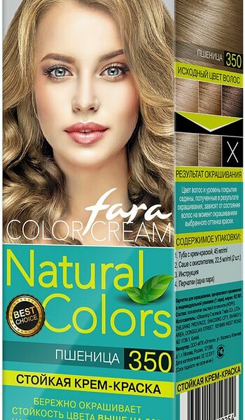 Краска для для волос Fara Natural 7.03 Пшеница, 90 мл