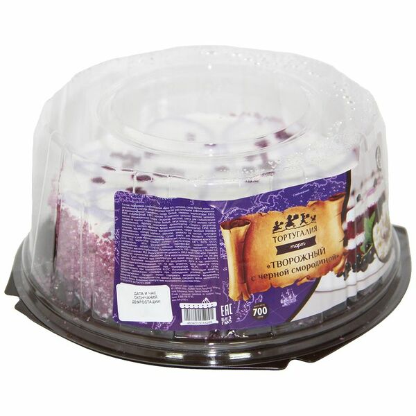 Торт Челны-Хлеб Творожный с черной смородиной