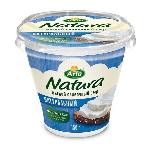 Сыр мягкий Natura сливочный натуральный 60% 150 г