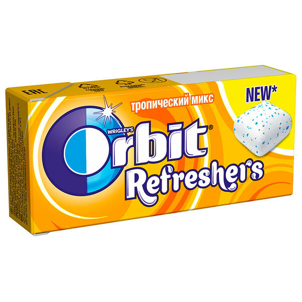 Резинка жев. Орбит 16г рефрешерс тропик