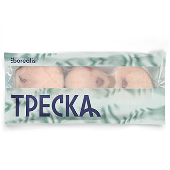 Треска атлантическая замороженная Borealis стейки