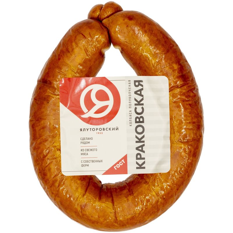 

Колбаса полукопченая ЯМК Краковская, категория Б, 400 г