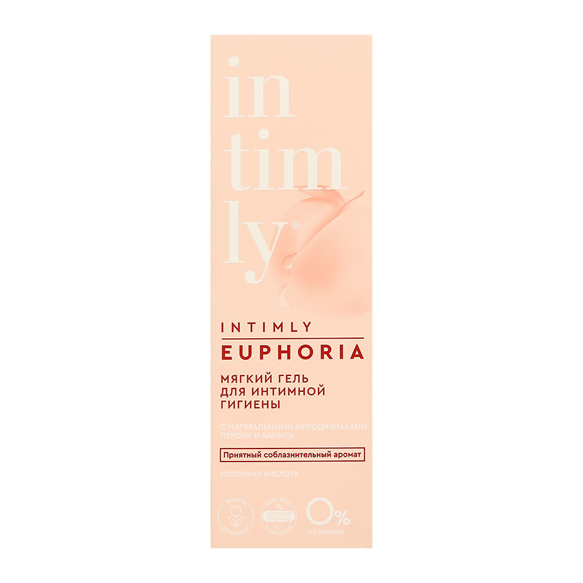 

Гель для интимной гигиены Intimly Euphoria персик и ваниль 220 мл