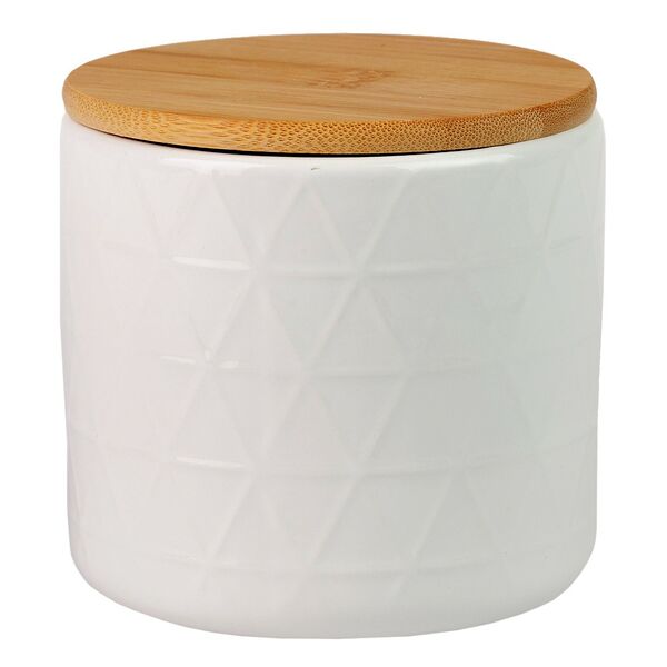 Банка для хранения Apollo Hold, 700 мл, керамика/бамбук