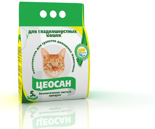 Цеосан наполнитель для гладкошёрстных кошек