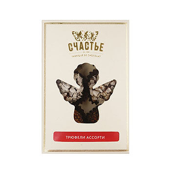 Шоколадные трюфели Счастье 6 штук №2 90г, Россия