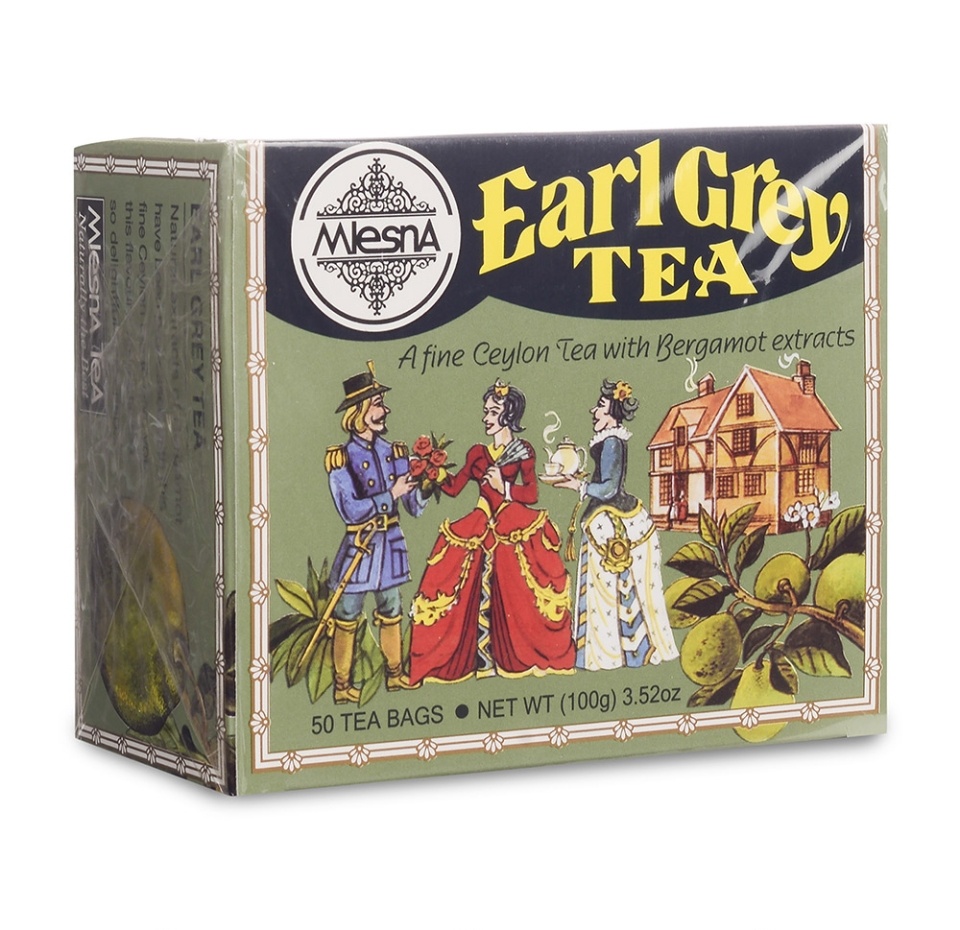 

Чай черный Mlesna Earl Grey с ароматом бергамота Евро-Скан Экспорт 50 пак*2г Шри-Ланка