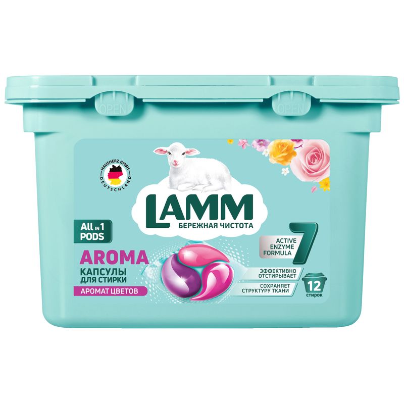 

Капсулы для стирки Lamm Aroma 12 шт.