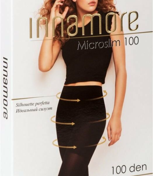 Колготки женские Microslim (Микрослим) цвет: черный, размер 5, 100 den ТМ Innamore (Иннаморе)