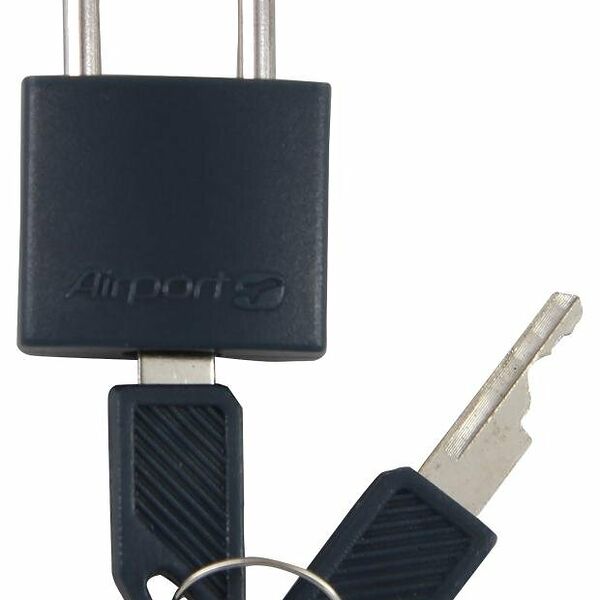 Замок для чемодана Airport с ключом черный