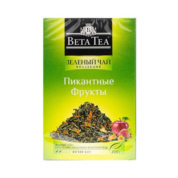 Чай Beta черный фьюжн пикантные фрукты 100 г