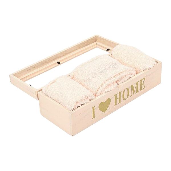 Набор салфеток в коробке Sofi De Marko Рута, 5 шт, 30х30 см, персик, 100% хлопок