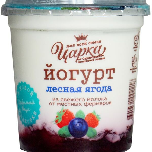 Йогурт Царка лесные ягоды 3.5% 400 г