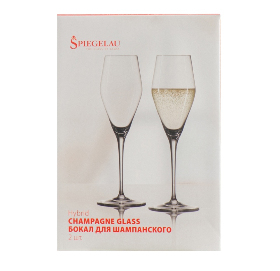 

Набор из двух бокалов Spiegelau Hybrid Шампанское Словакия 2 шт. х 0.28 мл