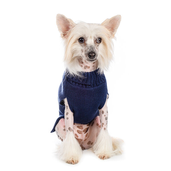 Свитер для собак 40см L синий (унисекс)