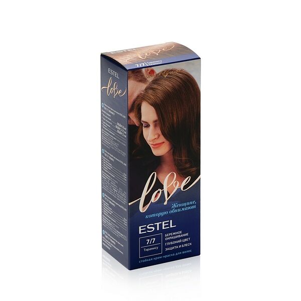 Стойкая краска для волос Estel Love 7/7 Тирамису, 115 мл