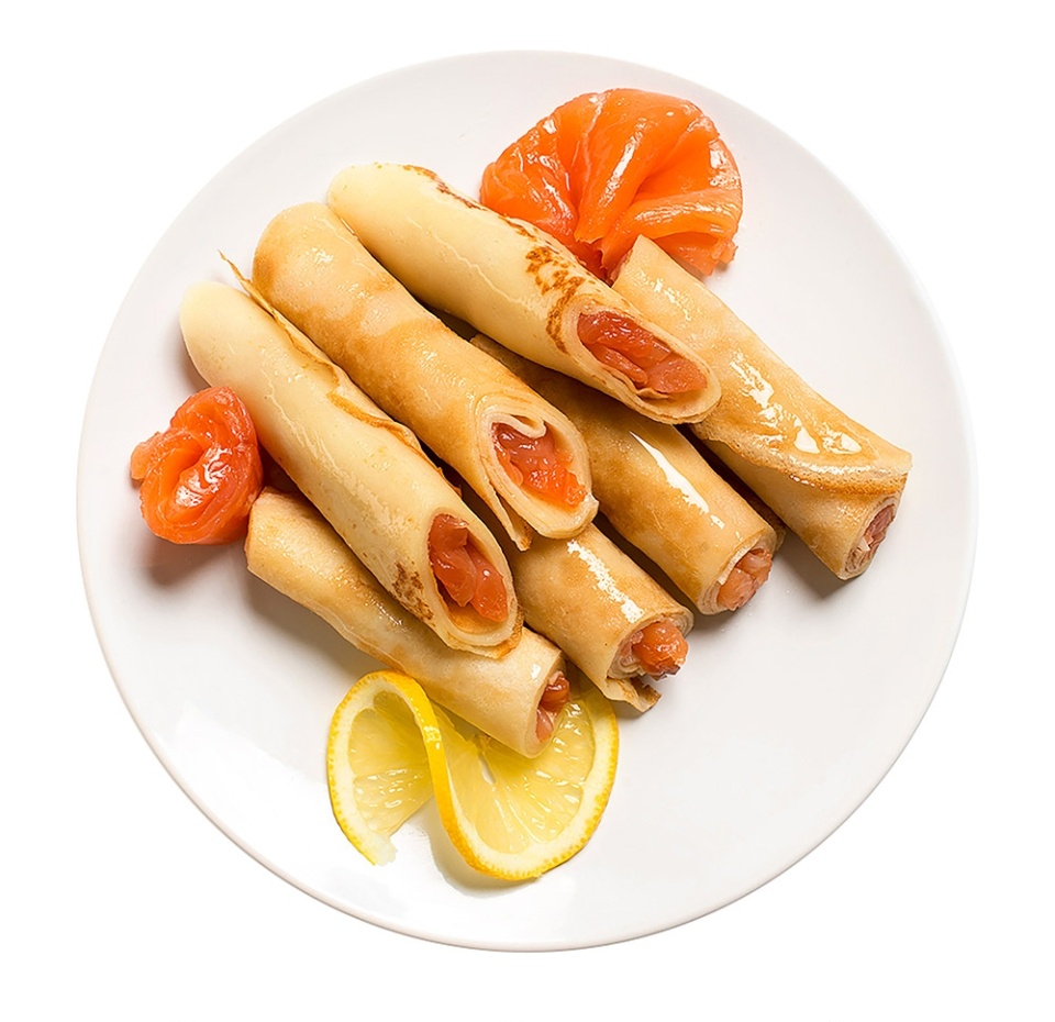 

Блинчики с семгой "Уже Готово" 140 г, Россия