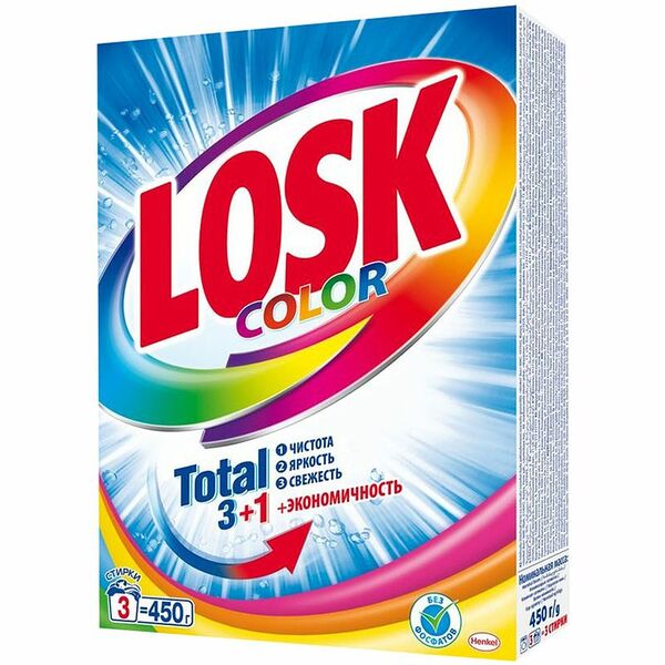 Стиральный порошок Losk Active-Zyme 6 Color автомат