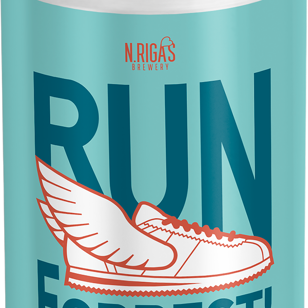 Пиво светлое безалкогольное NEW RIGA'S BREWERY нефильтрованное пастеризованное 0,5%, ж/б, 0.33л