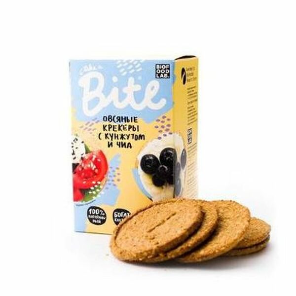 Крекеры овсяные с кунжутом и чиа