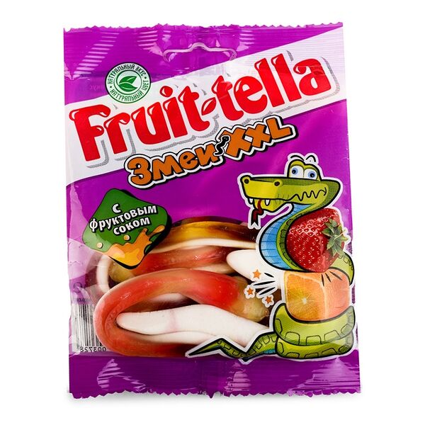 Мармелад жевательный Fruit-tella Змеи XXL, 70г