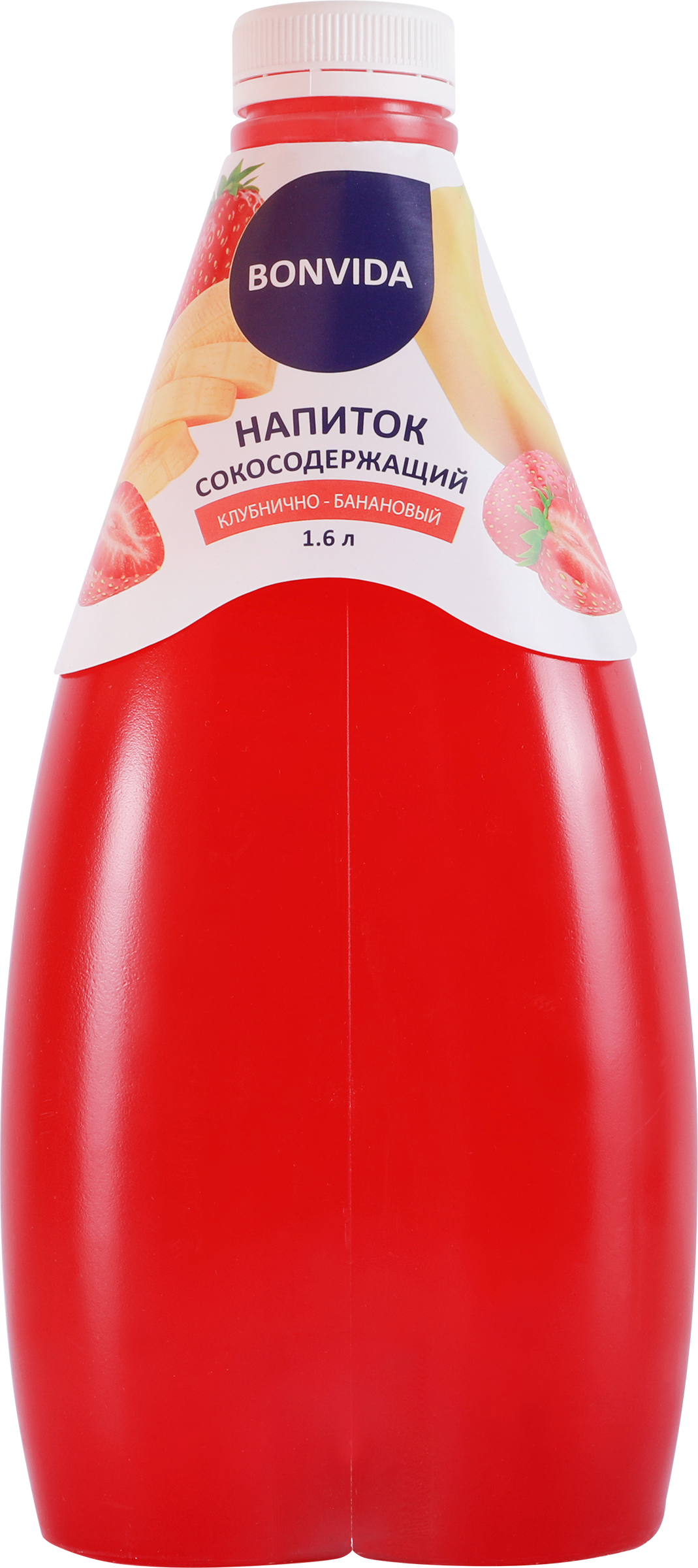 

Напиток сокосодержащий Bonvida Клубнично-банановый