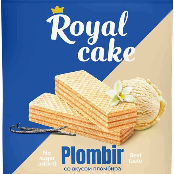 Вафли на сорбите Royal Cake Пломбир