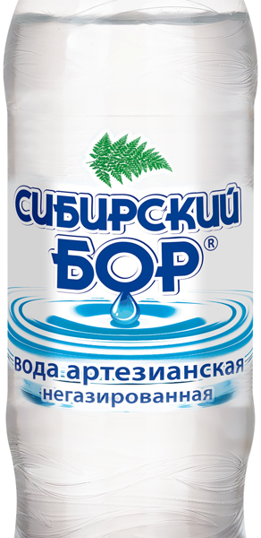 Вода питьевая артезианская негазированная ТМ Сибирский бор 