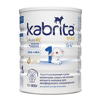 Смесь сухая молочная для комфортного пищеварения Gold-1 (Голд-1) для детей от 0 до 6 мес ТМ Kabrita (Кабрита)