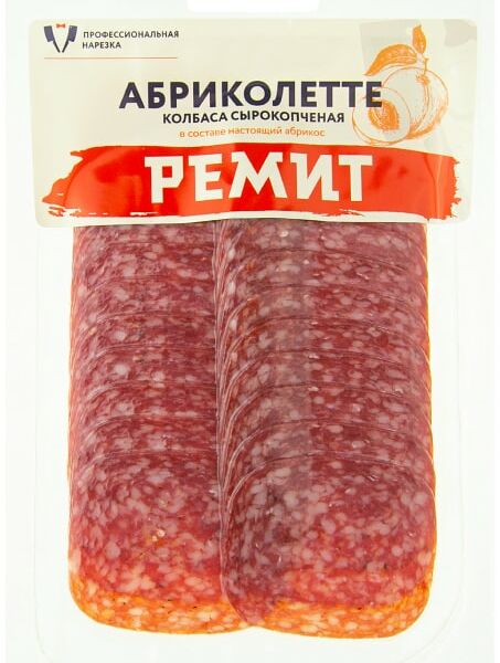 Колбаса Ремит Абриколетте сырокопченая 70г