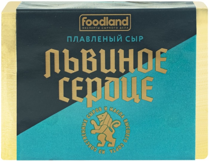 

Плавленый сыр Львиное Сердце Радость вкуса 50% 90 г