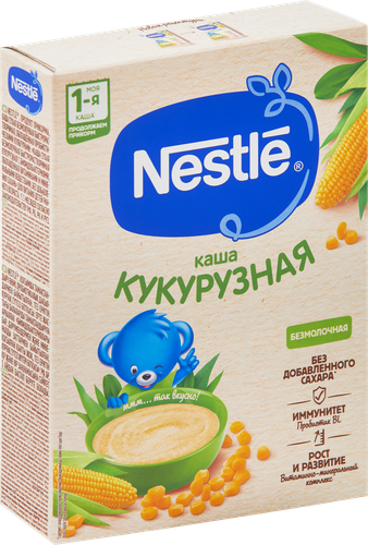 

Каша Nestle безмолочная кукурузная для начала прикорма 200 г