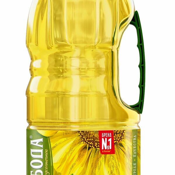 Масло подсолнечное Слобода рафинированное дезодорированное