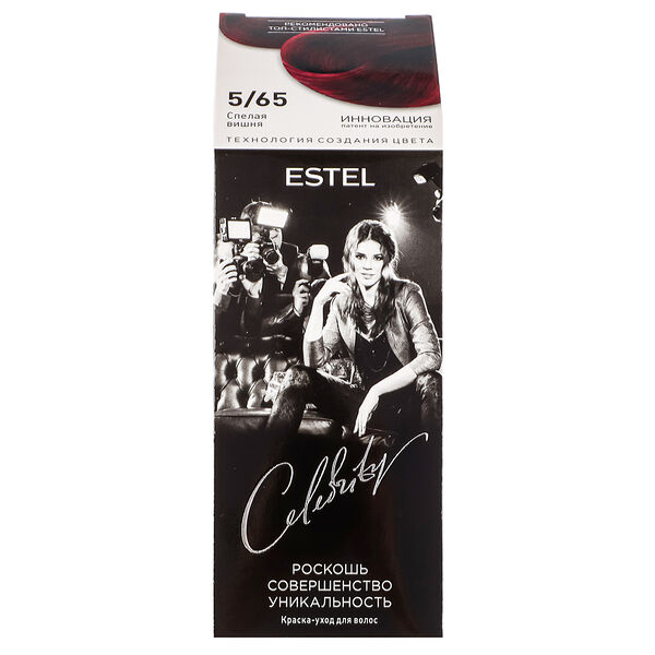 Краска-уход для волос Estel Celebrity 5/65 Спелая вишня 140 мл