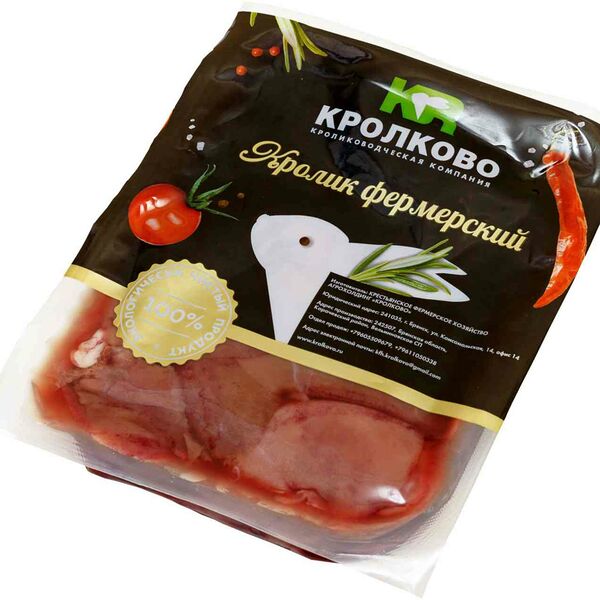 Печень кролика охлаждённая Кролково