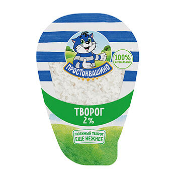 Творог Простоквашино, 2%, 200г