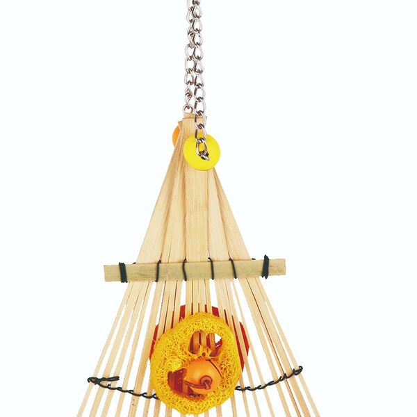 Игрушка для птиц бамбуковые грабли, 25см