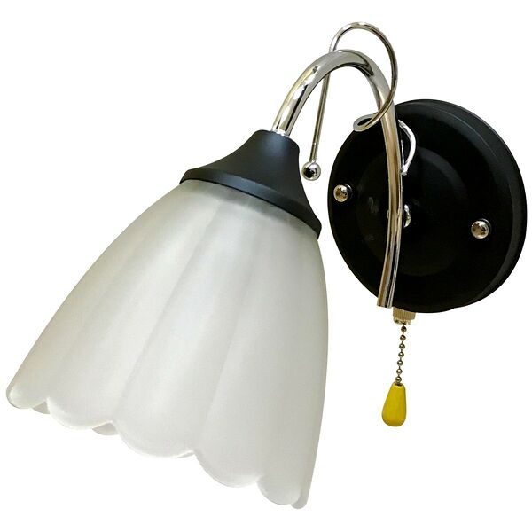 Бра Символ Света, Е27, 60 Вт, хром, 21х27х14 см