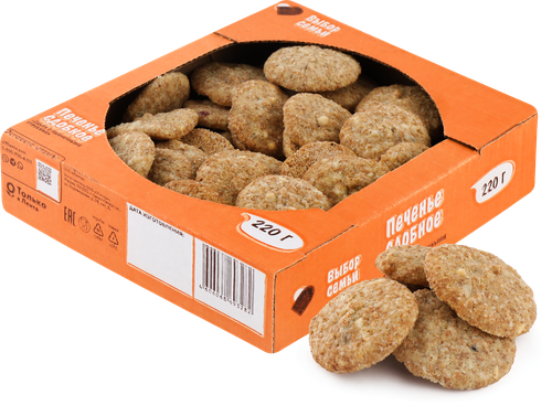 

Печенье Выбор семьи сдобное Сантэ с пшеничными отрубями 220 г