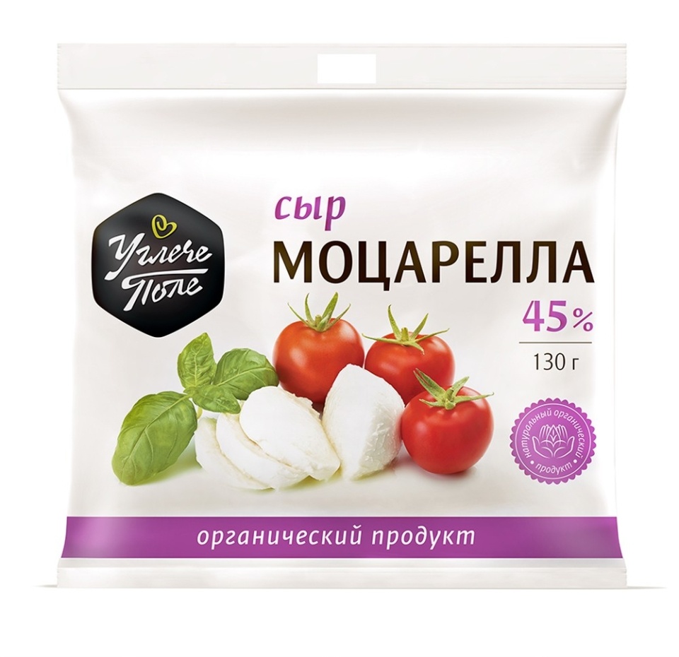 

Сыр мягкий «Моцарелла» Органик, «Углече поле», 130 г, Россия, БЗМЖ