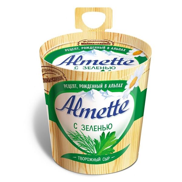 Сыр творожный Almette с зеленью 60%, 150г