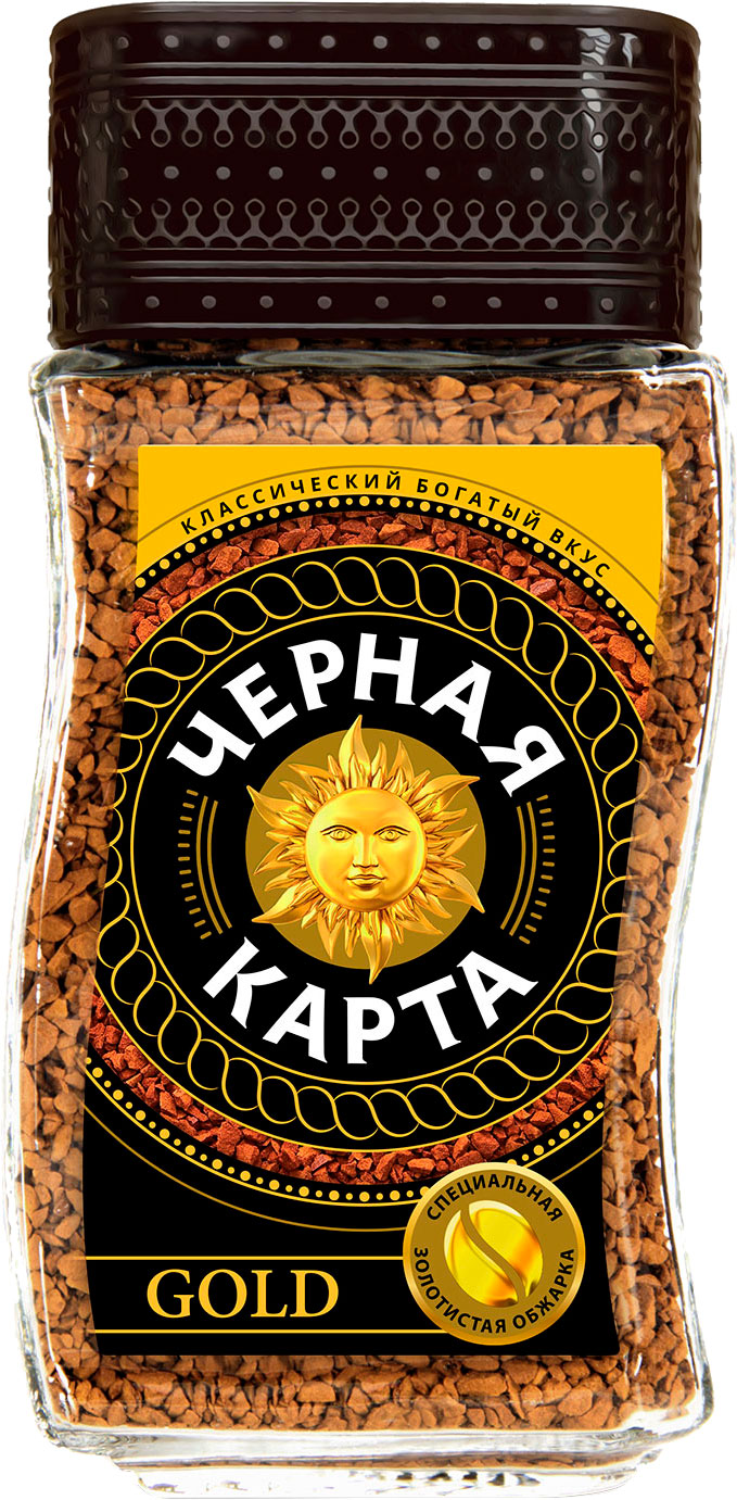 

Кофе растворимый Черная Карта Gold